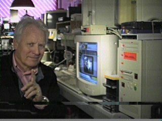 A SSTV HAM in his shack